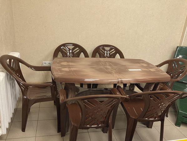 Стол из пластика прямоугольный  "Премиум". Серия «Лессир» [130-0014-lessir]